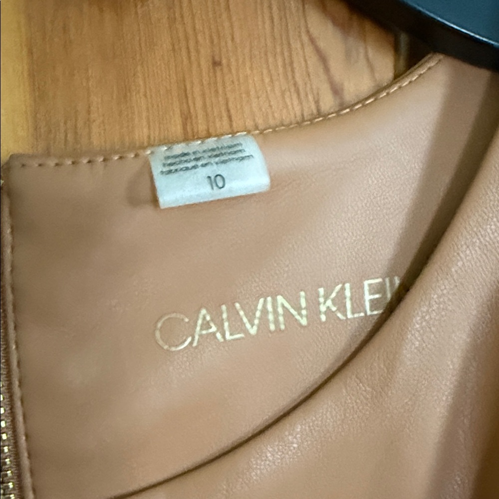 Calvin Klein Tan Midi Dress - Picture 4 of 5